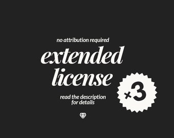 3 Extended Licenses, Commercial License, Business Use License