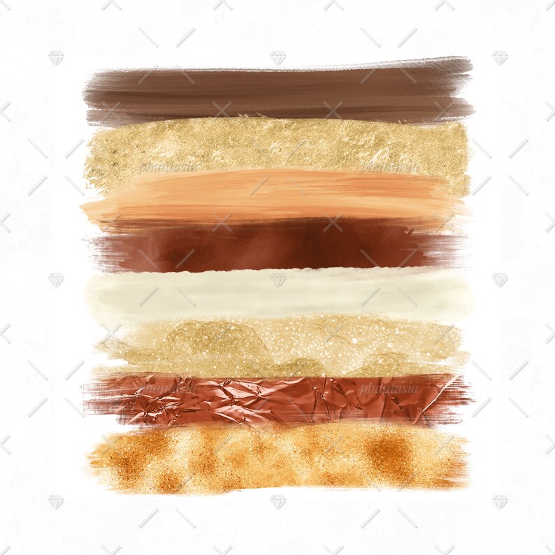 Download Fall Brush Strokes Autumn Brush Strokes Paint Strokes | Etsy