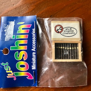Vintage Dollhouse Scale Cigar Box