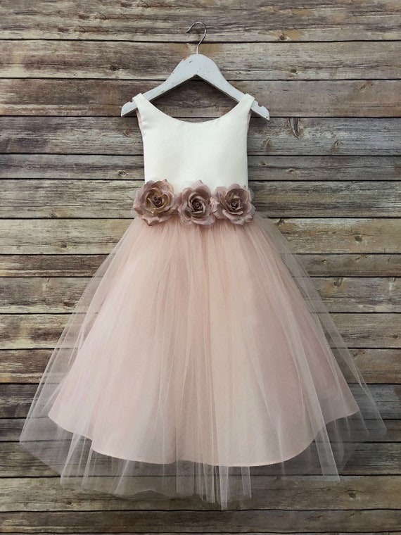 older flower girl dress