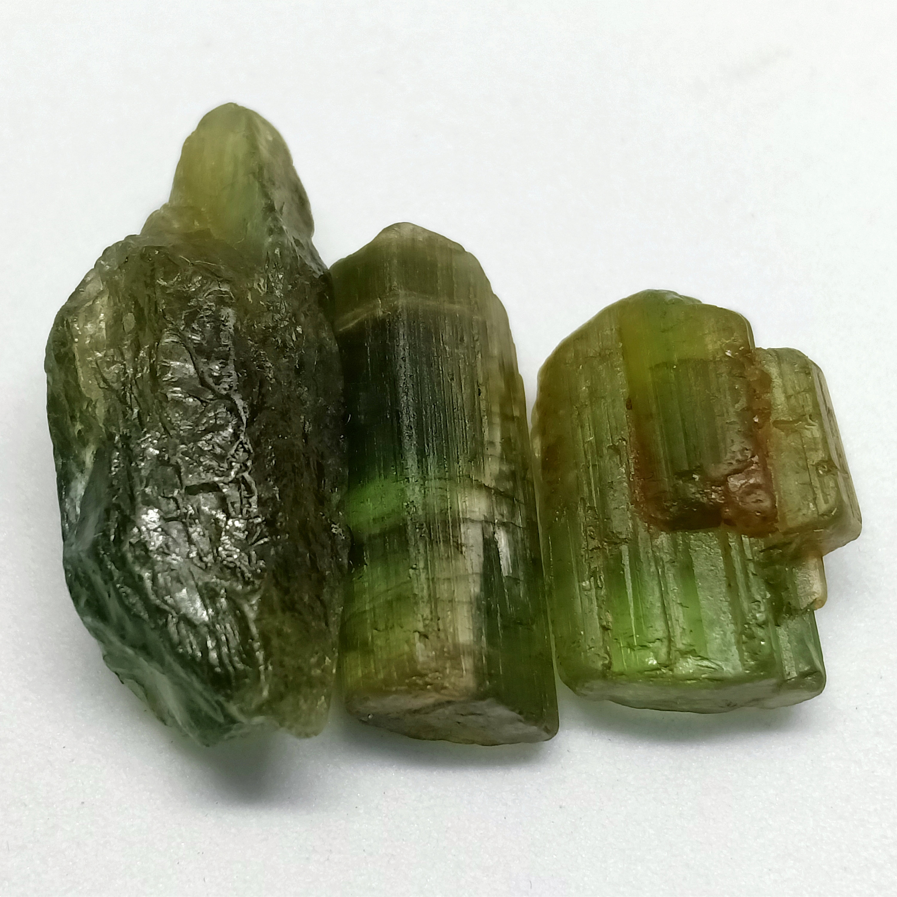 Green Tourmaline Raw Lot 3 Pieces Lot Tourmaline Loose | Etsy UK