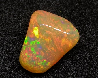 8.95X10.90MM Base foncée Multi AAA grade Opale, Welo opale Crystal Opal Rough, Opale éthiopienne naturelle, AAA Polish Opal Rough, Loose Opal Rough