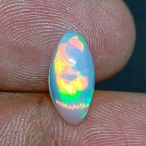 Ethiopian Opal Multi Fire, Marquis Cabochon ,AAA+++High Quality ,Unique Piece Ethopian Opal Multi Fire Marquise Shape ,Making For Jewellery