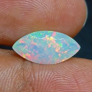 Ethiopian Opal Multi Fire, Marquise Faceted, AAA+++High Quality, Marquise Shape, Top Quality Faceted Ethiopian Opal Multi Fire,For Jewellery