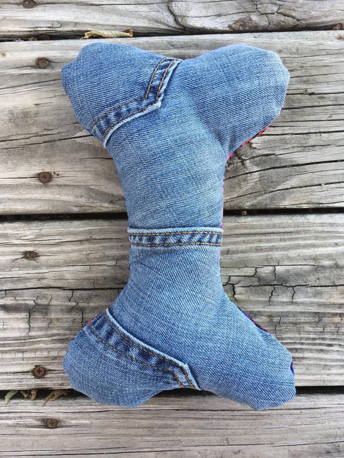 Upcycled Denim Dog Toy Etsy