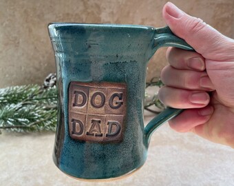 Dog Dad Coffee Mug, Handmade, Dad Gift, Dog Lover