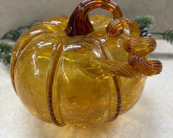 Calabaza de vidrio soplado