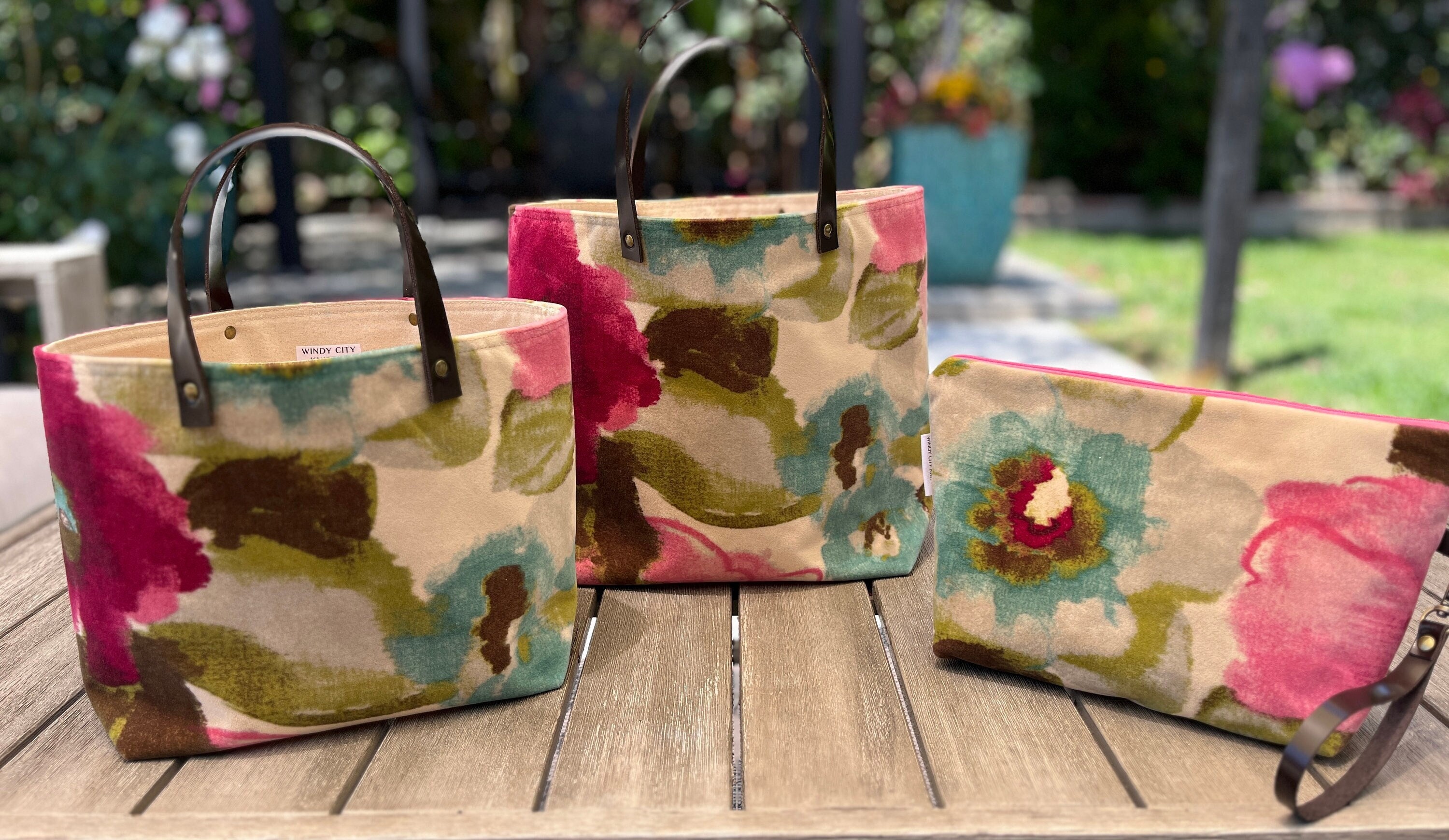 Floral Hand Bag, Tote Bags, Modern Bag, Simple Handbags, Shoulder Shopping  Bags