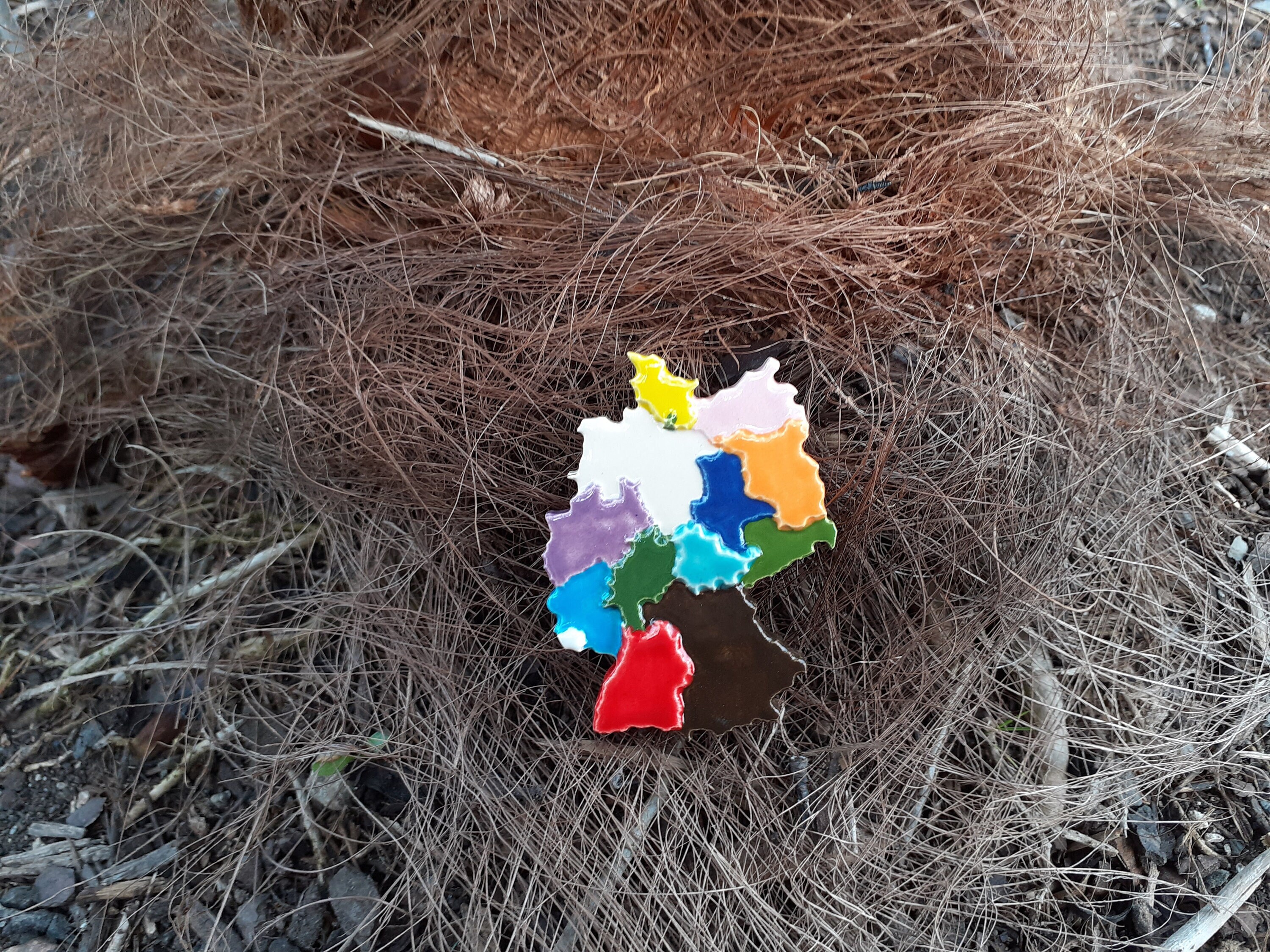 Magnet Map Of Germany, Berlin, Europe, Art, Refrigerator Magnet, Kitchen Decoration, Souvenir Travel