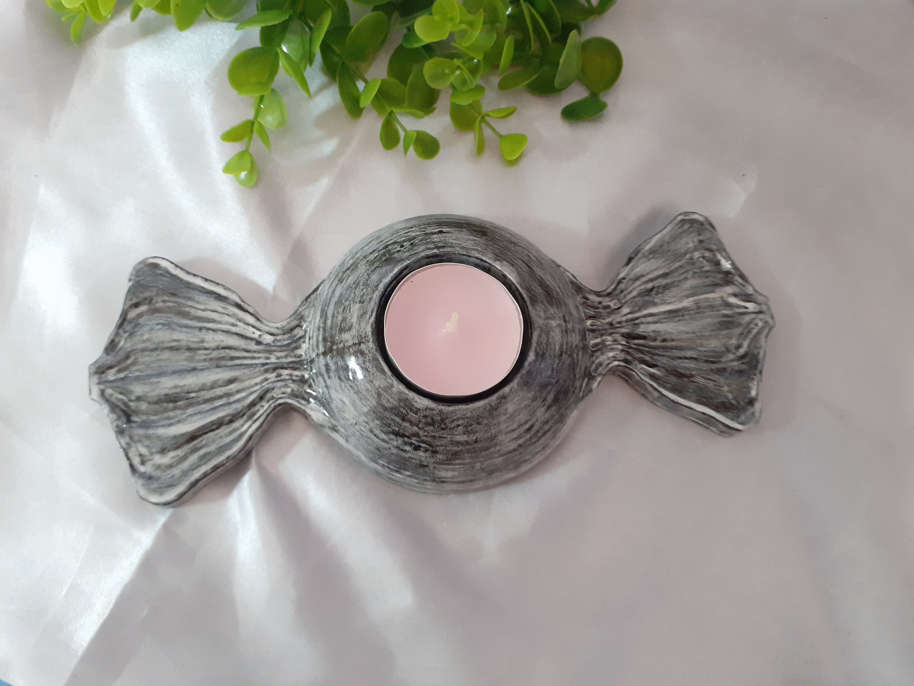 Candle Holder, Candle Candy, Modern Jar, Ceramic, Woman Gift, Gift Idea, Ceramic Art