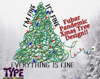 2025 Weihnachtsbaum Grafikdesign - Sublimationsdruck- Transfer Print On Demand-