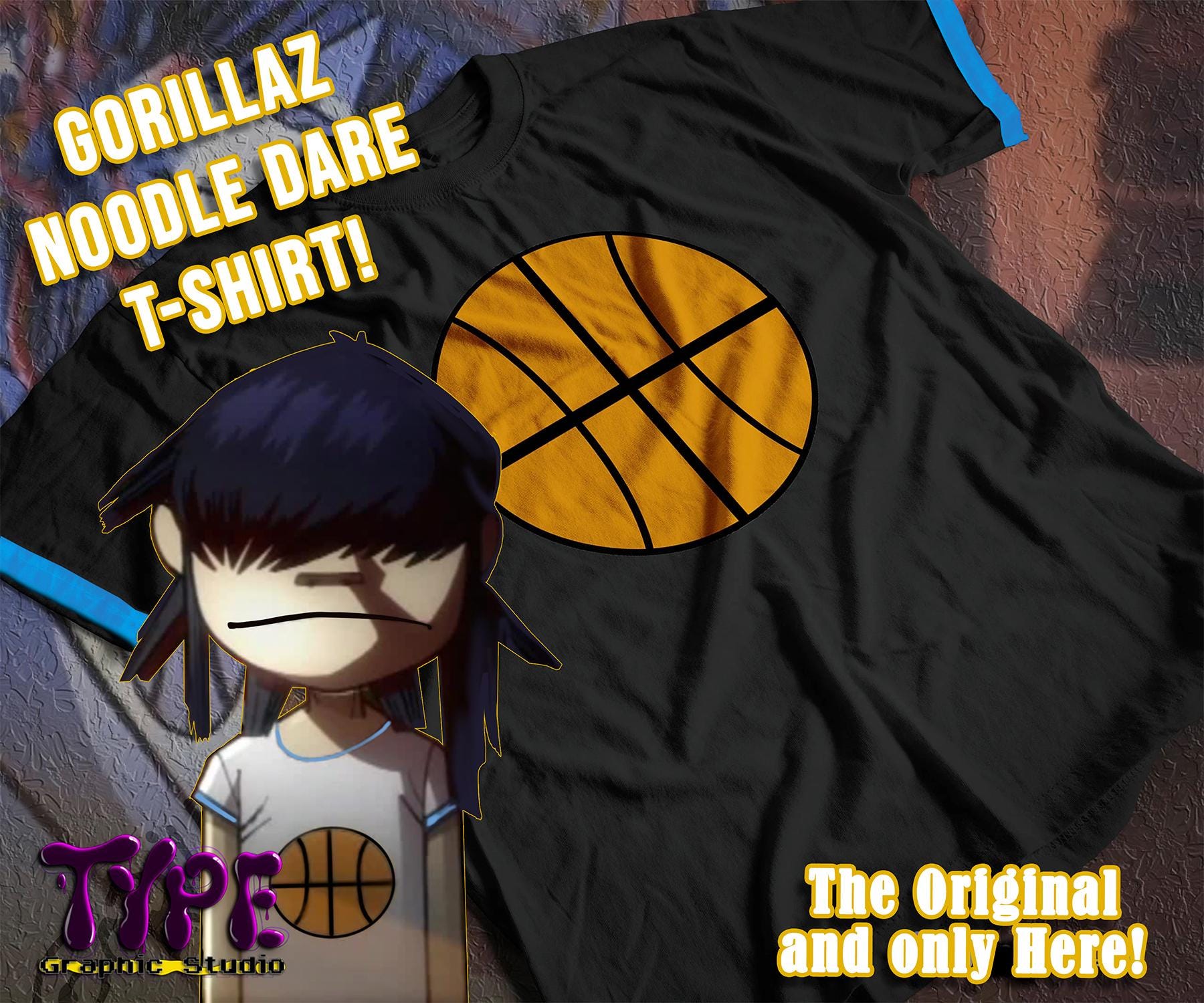 Gorillaz Noodle T-shirt, Men