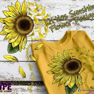 You are my sunshine kitties Graphic Design - Sunflower- sunflower design Digital image png instant download for sublimation