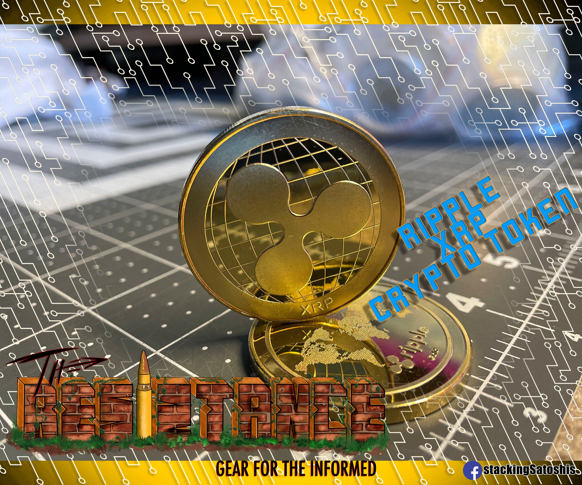 Ripple XRP Crypto Token - the Resistance Brand - Etsy