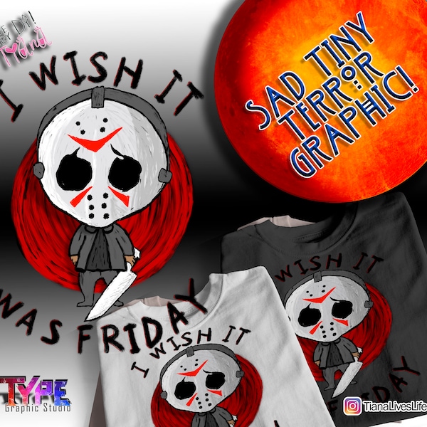 Friday The 13th Jason design- transfer -Digital image png instant download for sublimation vintage