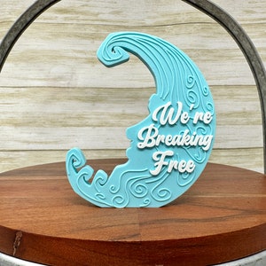 Breaking Free Moon Trinket (High School Musical, Troy Bolton, HSM, Disney Channel, Nostalgia, 3D Printed, Shelf Decor, East High, HSMTMTS)