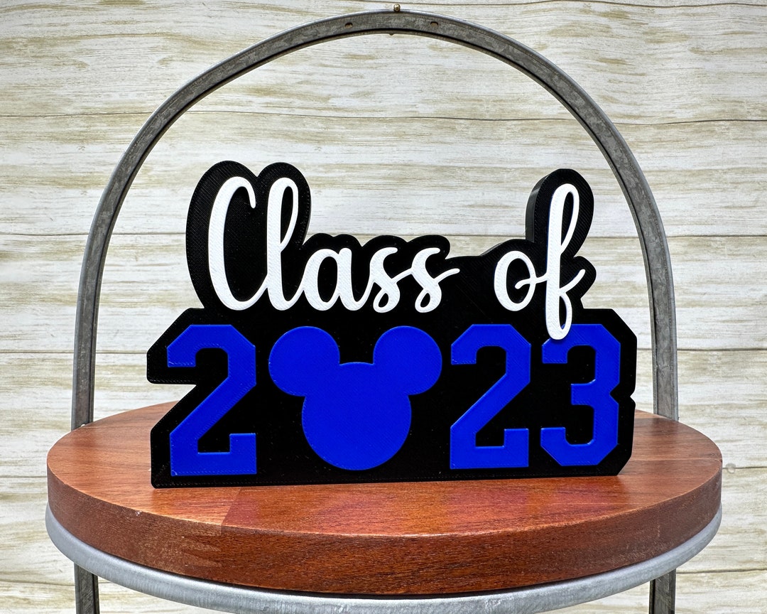 Mickey Class of 2023 Trinket PERSONALIZED, Graduation, DCP, Tiered Tray