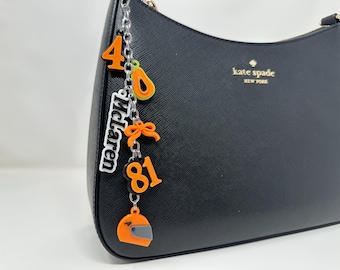 Papaya Spirit Formula Racing Bag Charm | Motor Sport Key Chain