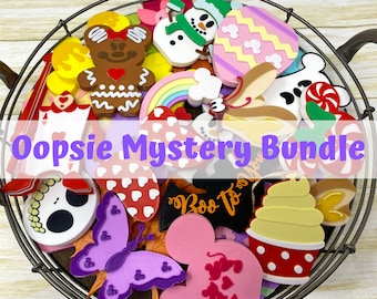 Mystery Oopsie Tiered Tray Trinkets (Comes with 2 Mystery Items, Imperfect Prints, Christmas, Halloween, Fall, Easter, Disney Home Discount)