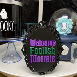 Willkommen Dummkopf Sterbliche Trinket: 3D gedrucktes Halloween-Dekor