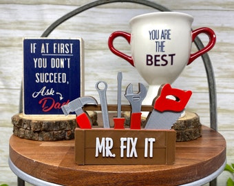 Mr. Fix It Trinket: 3D Printed Handyman Tool Box (Color Options)