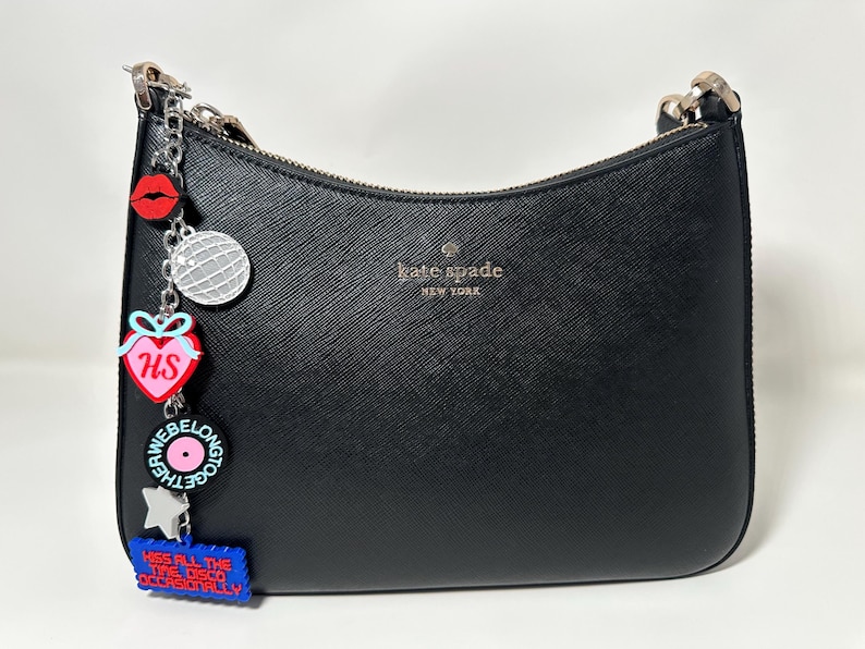 Pingente para bolsa Kiss and Disco | Acessórios para shows imagem 2