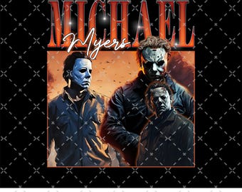 Vintage Michael Myers Halloween PNG, Horror Movie, Horror Characters, Scary Halloween, Horror Killers, Myers Thriller Friday the 13th Horror