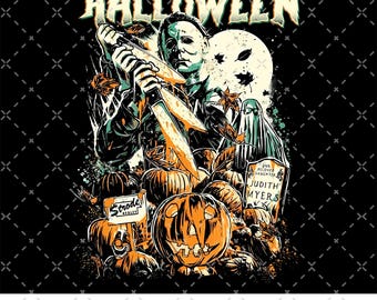Vintage Michael Myers Halloween PNG, Horror Movie, Horror Characters, Scary Halloween, Horror Killers, Myers Thriller Friday the 13th Horror