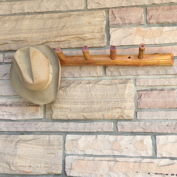 Log Coat Rack Etsy