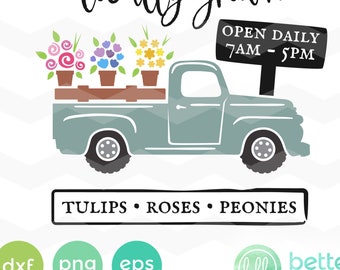 Free Free 159 Flower Truck Svg SVG PNG EPS DXF File