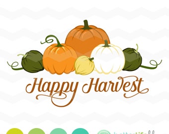 Glückliche Ernte SVG-Datei: Kürbisse-Svg-Datei, dxf svg, glückliche Ernte DXF, Silhouette Cameo, Cricut Herbst geschnitten Dateien