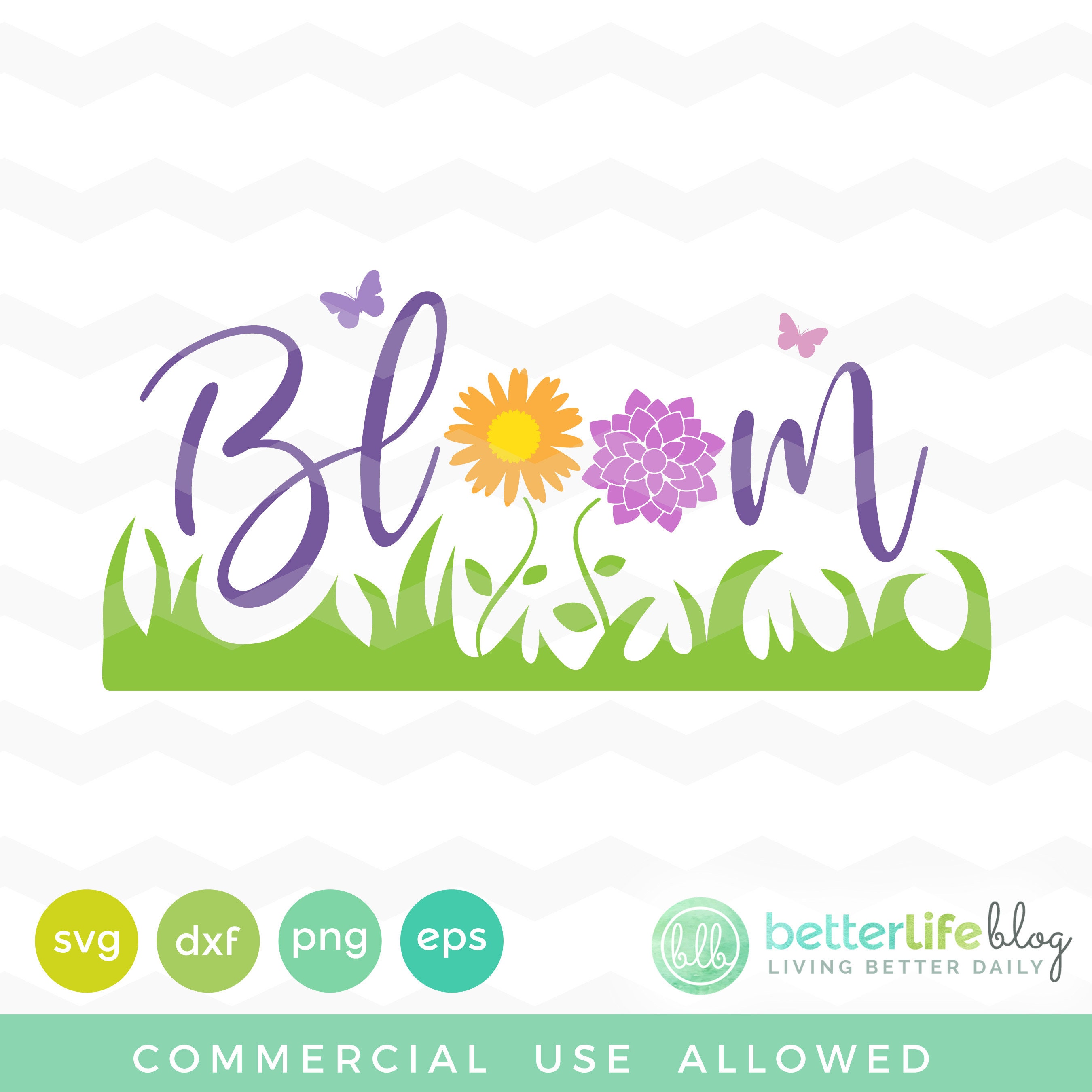 Download Bloom Svg: Spring Bloom SVG File Spring Bloom DXF ...