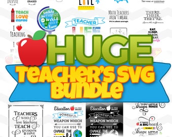 Lehrer SVG bündeln, Schule Svg-Dateien, Schule Lehrer Svg, DXF, Silhouette Cameo, Cricut geschnitten Dateien