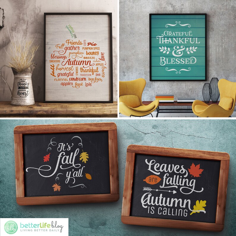 Fall SVG Bundle: Fall SVG Files, Autumn svg Bundle, It's Fall Y'all svg, fall svg bundle, DXF Silhouette Cameo, Cricut Fall Cut Files image 5