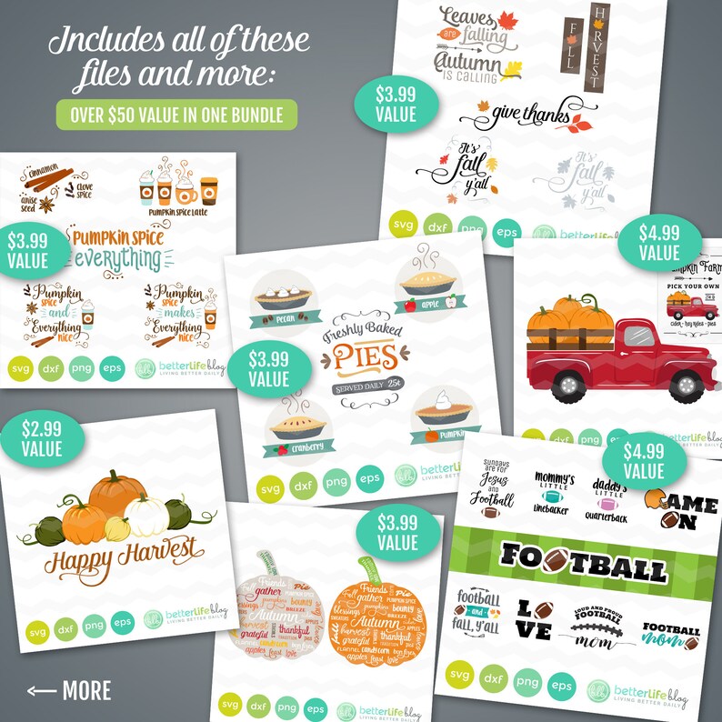 Download Fall SVG Bundle: Fall SVG Files Autumn svg Bundle It's | Etsy