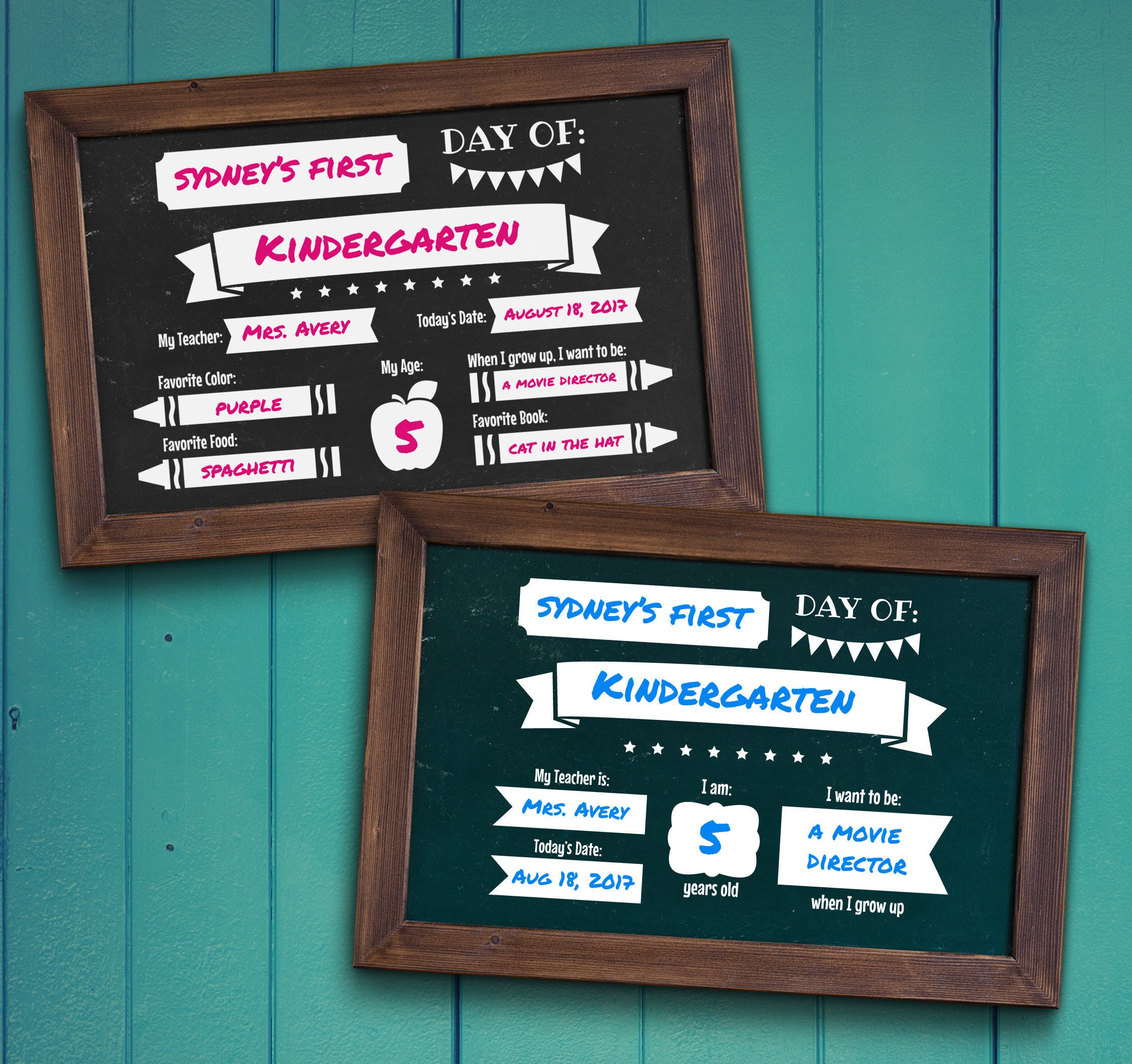 First Day of School SVG File - Chalkboard Sign Printable, Back to ...
