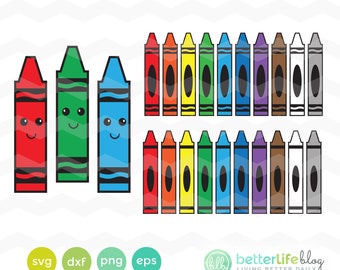 Buntstifte-SVG-Datei: Zurück zur Schule SVG, DXF Silhouette Cameo, Cricut erkunden geschnittene Dateien, Bildung