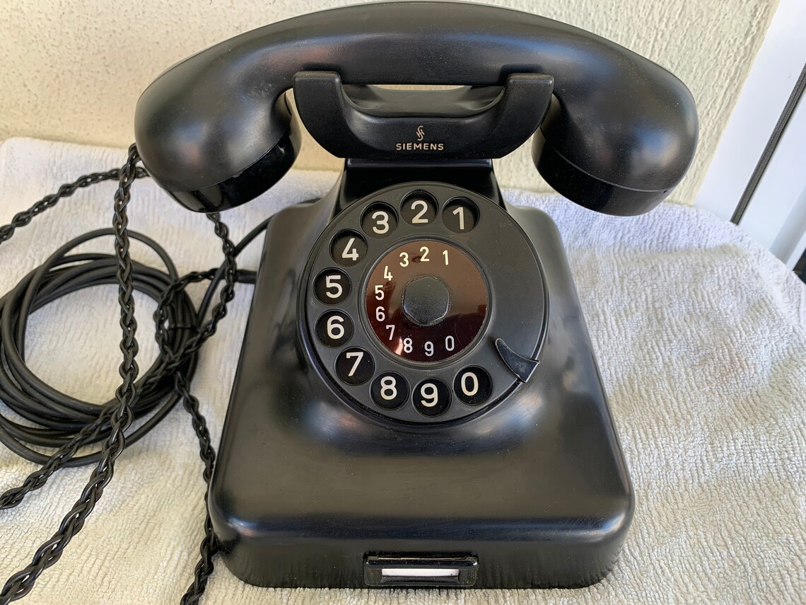 Telefono antico SIEMENS W 48GERMANIA anno 02/ 1958 Etsy