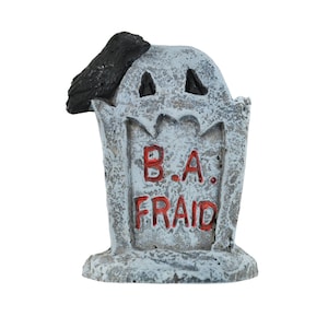 Tomba tombale in miniatura B.A.FRAID, Halloween Fairy Garden miniature, Fall Party Deco, Halloween Cake Topper