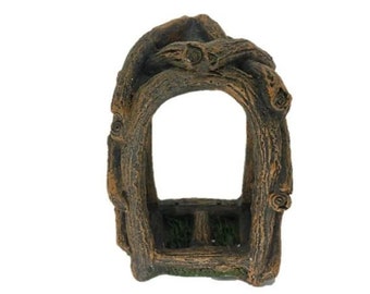 5" Brown Tree Branch Arch, Brown Archway, Fairy Garden Accessory