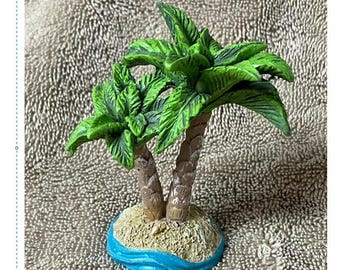 Miniature Fairy Garden  Resin Palm Trees
