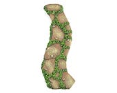 Moss and Stone Path - 6 quot x 1.75 quot x .25 quot - Miniature Fairy Garden Dollhouse walkway