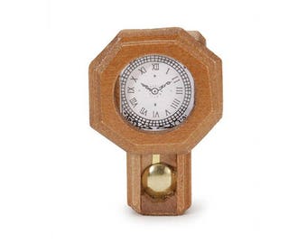 Dollhouse Pendulum Wall Clock