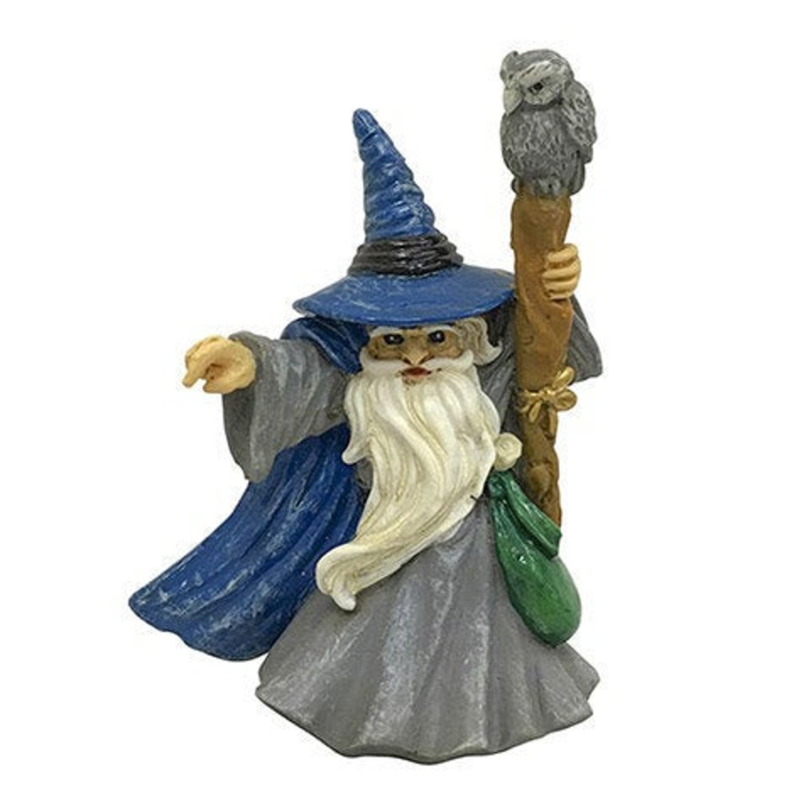 Wizard Figurine Fairy Garden Wizard Halloween Wizard Etsy