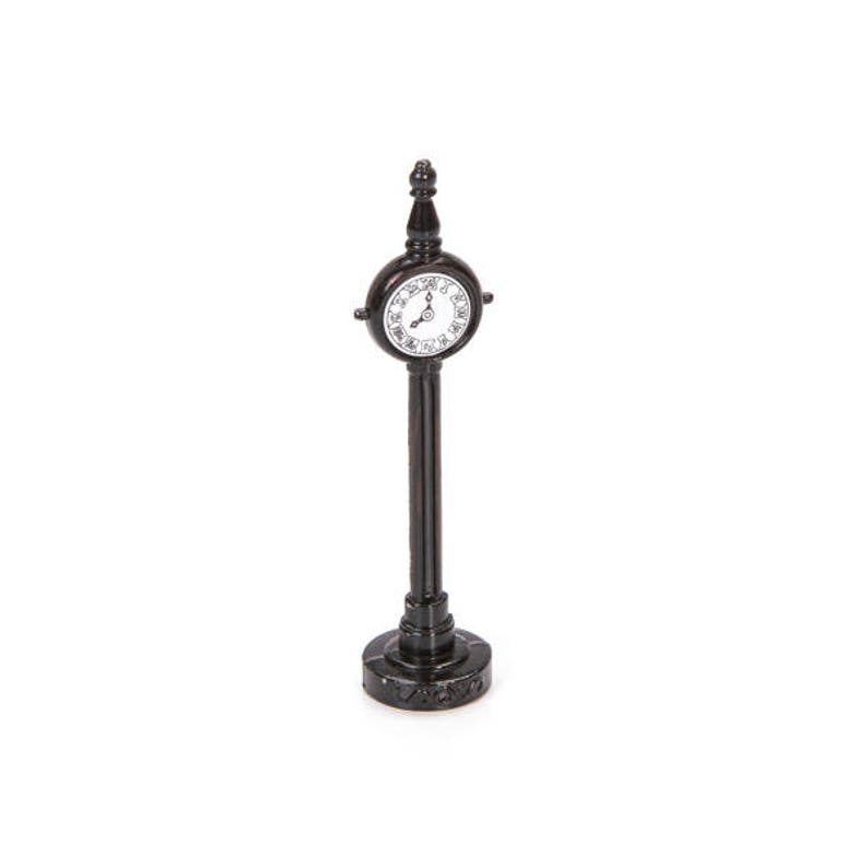 Street Clock Dollhouse Miniature Clock Street Miniature City clock miniature