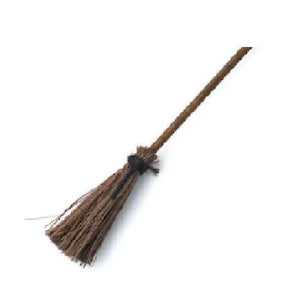 Miniature Rustic Broom,  Broom for Dollhouse or Fairy Garden, Miniature Kitchen Supply