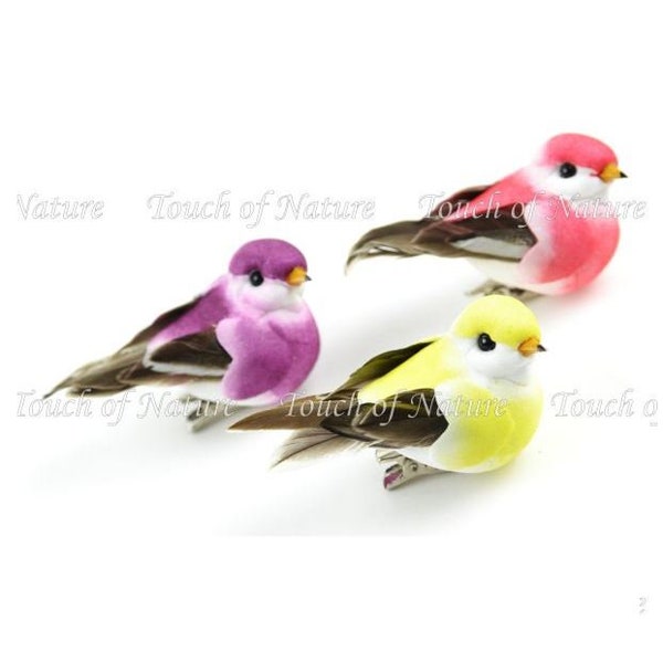 Miniature Artificial Birds Etsy
