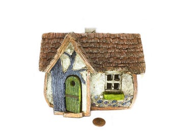 Miniature English Country Cottage Fairy Garden House