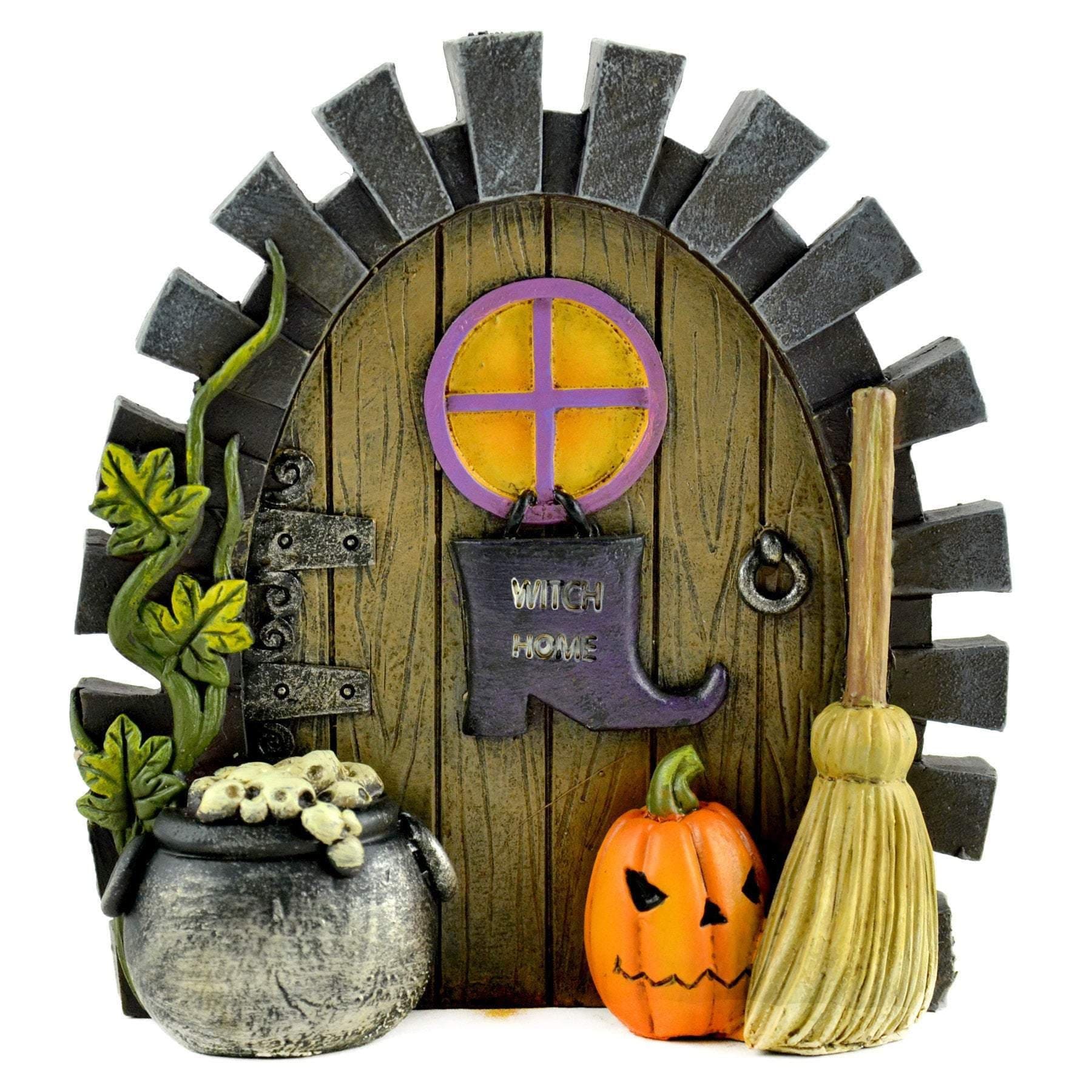 Witch Home Door Halloween Door Fall Garden Door Fairy Etsy