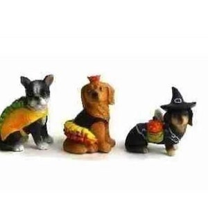 Miniature Dog in Halloween Costume